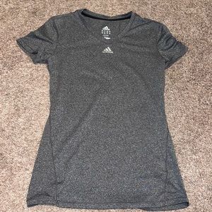 ADIDAS V-Neck ClimaLite Tight Shirt
